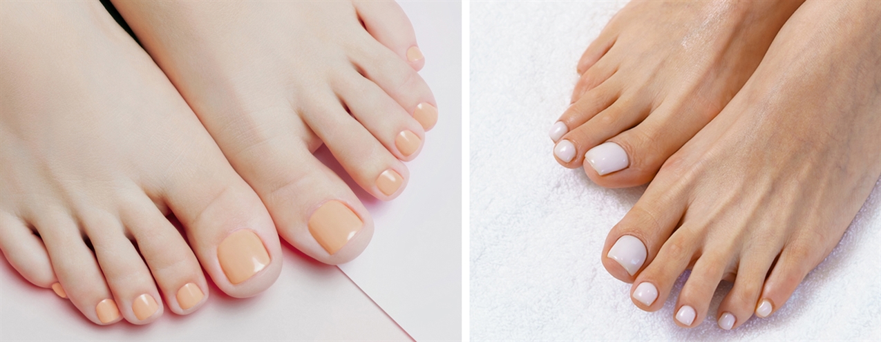 modny pedicure jesień 2025